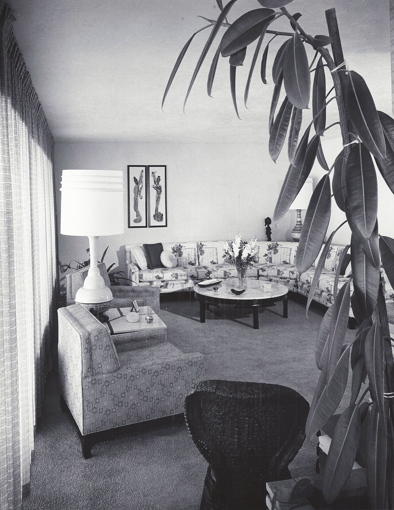 1962 Tucson home photos: Oriental art